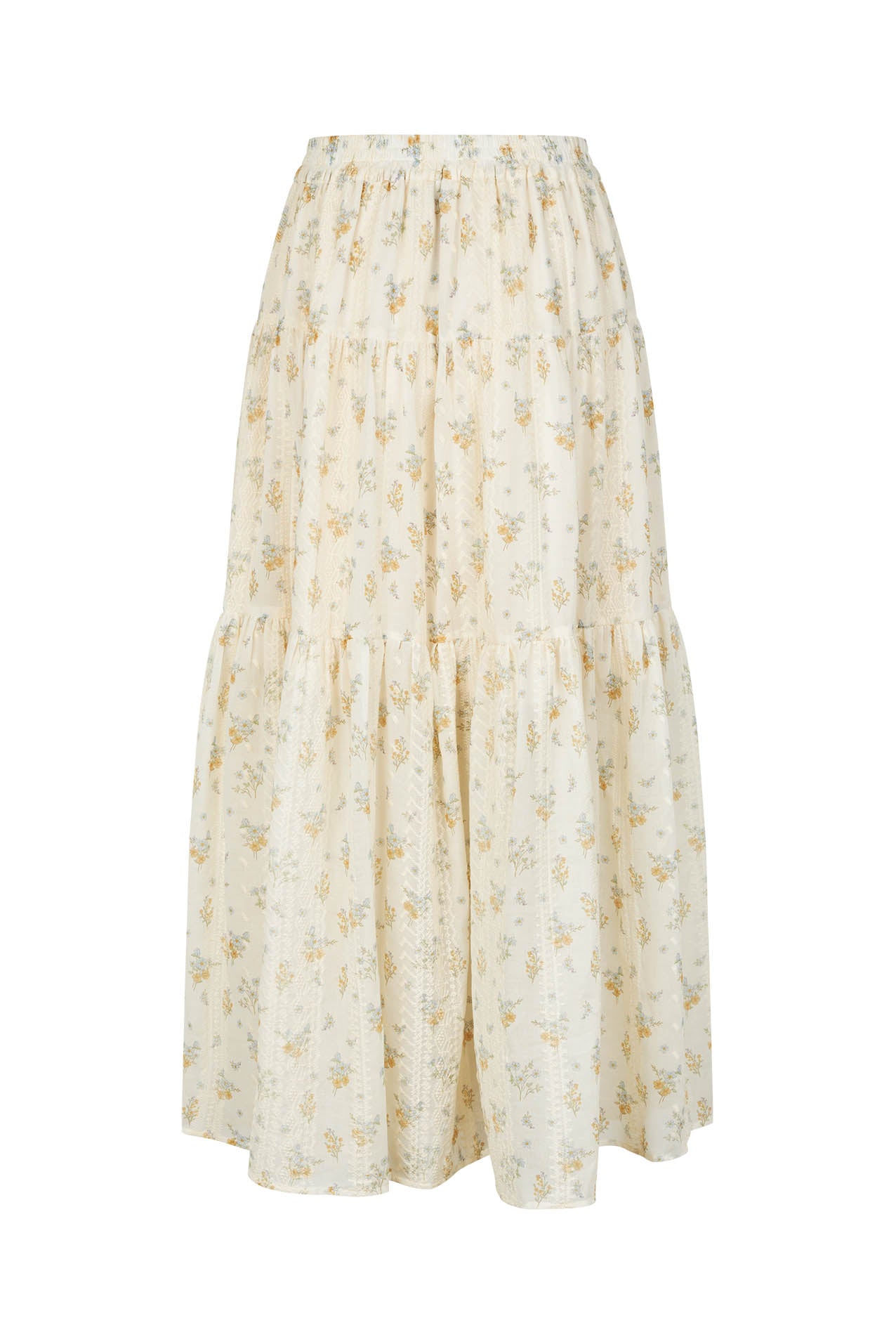Lollys Laundry SunsetLL Maxi Skirt Skirt 02 02 Creme
