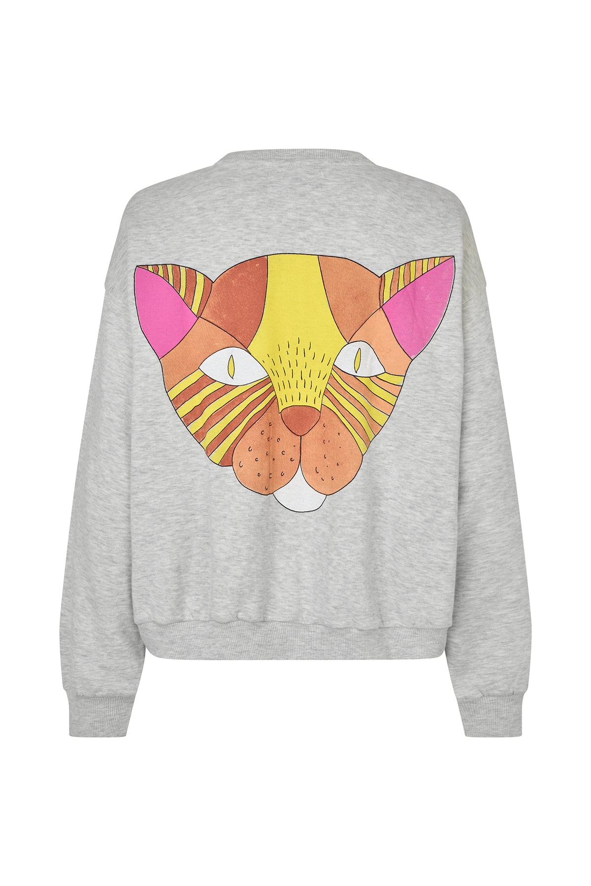 Lollys Laundry SydneyLL Cat Sweatshirt Sweatshirt 13 Light Grey Melange