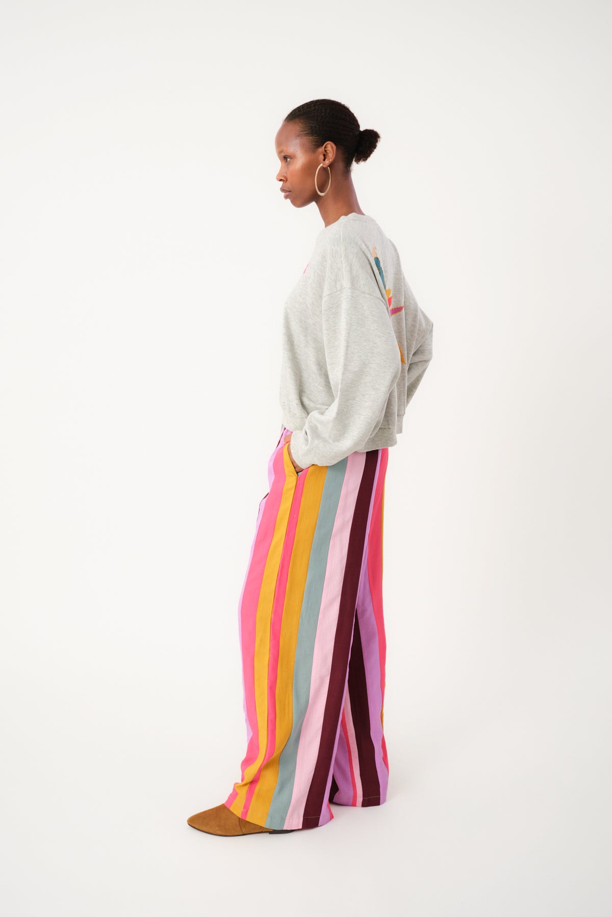 Lollys Laundry SydneyLL Cockatoo Sweatshirt Sweatshirt 13 Light Grey Melange