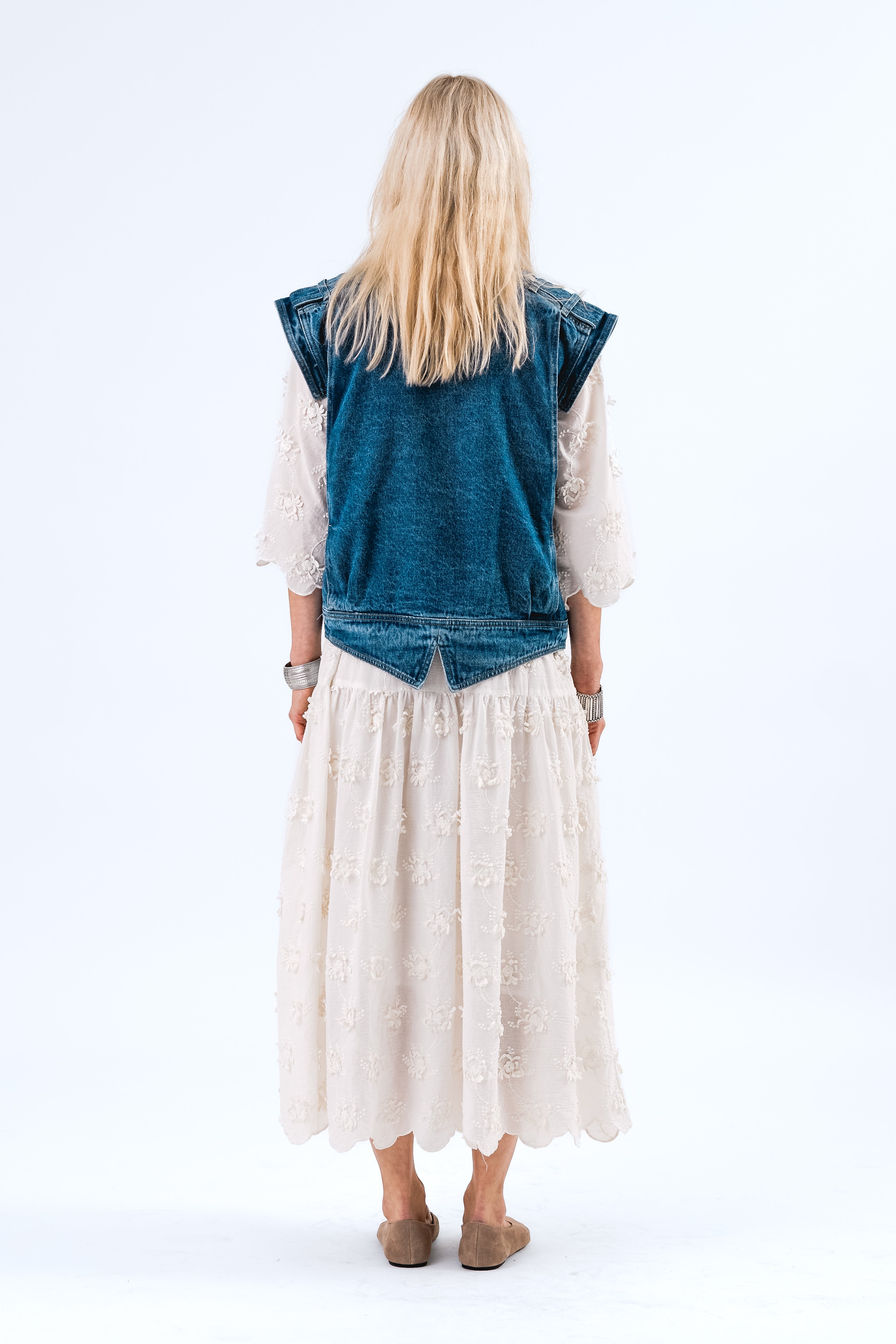 TimorLL Midi Dress - Creme