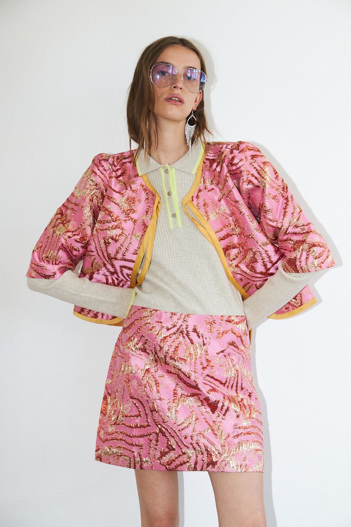 Lollys Laundry TrineLL Short Jacket Jacket 51 Pink