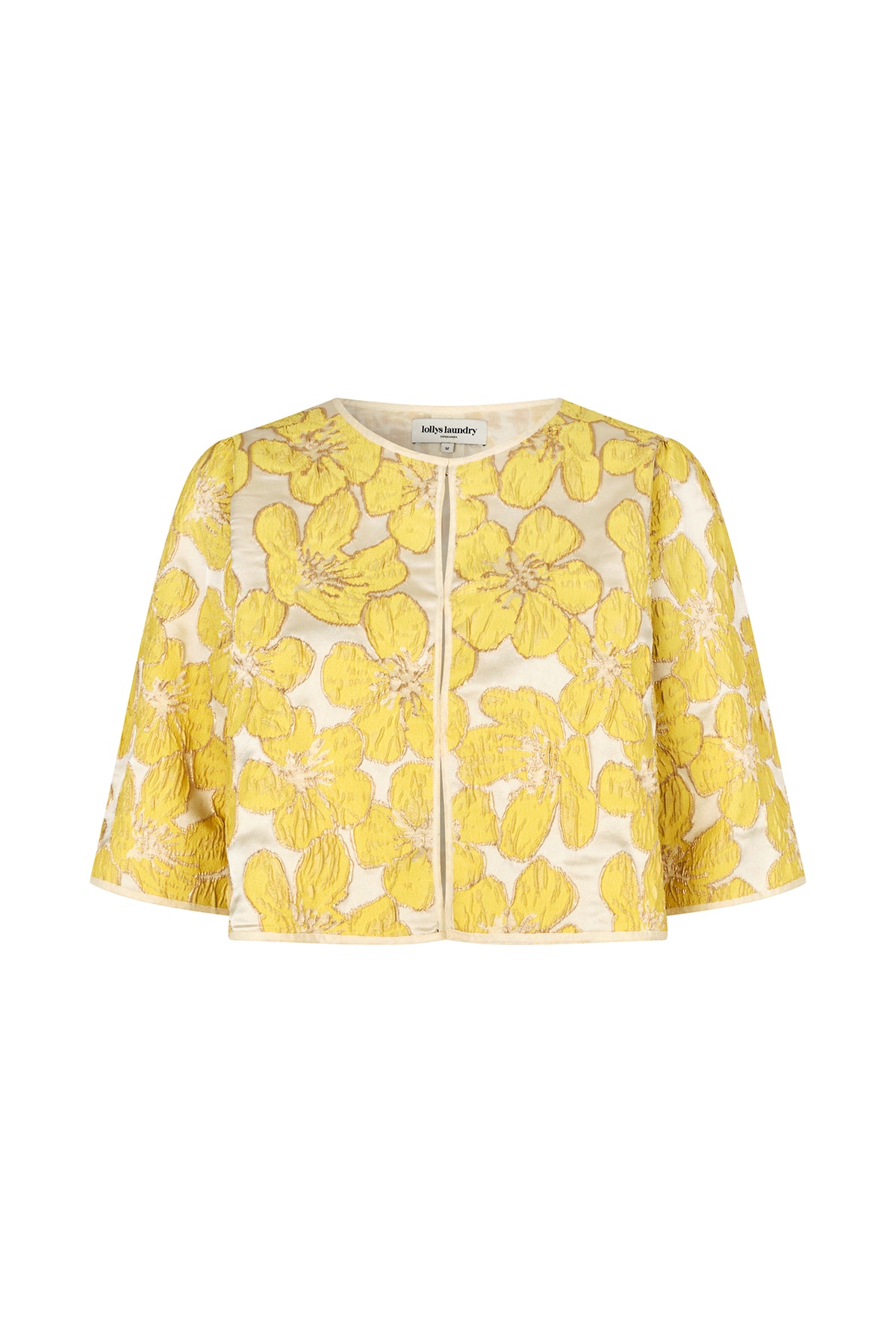 Lollys Laundry TrineLL Short Jacket 3/4 Jacket 93 Light Yellow