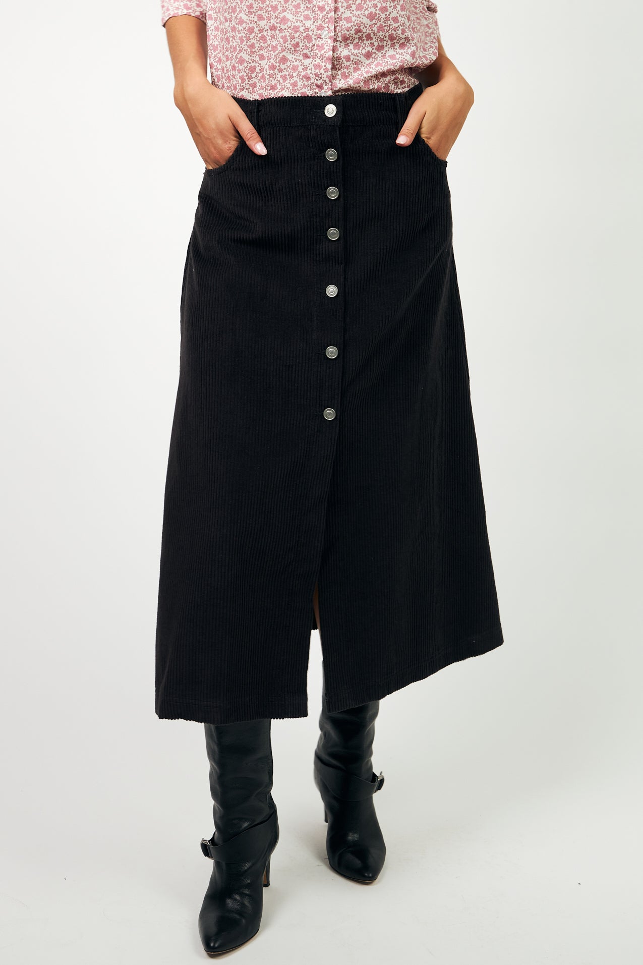 Lollys Laundry UnaLL Maxi Skirt Skirt 87 Dark Mokka