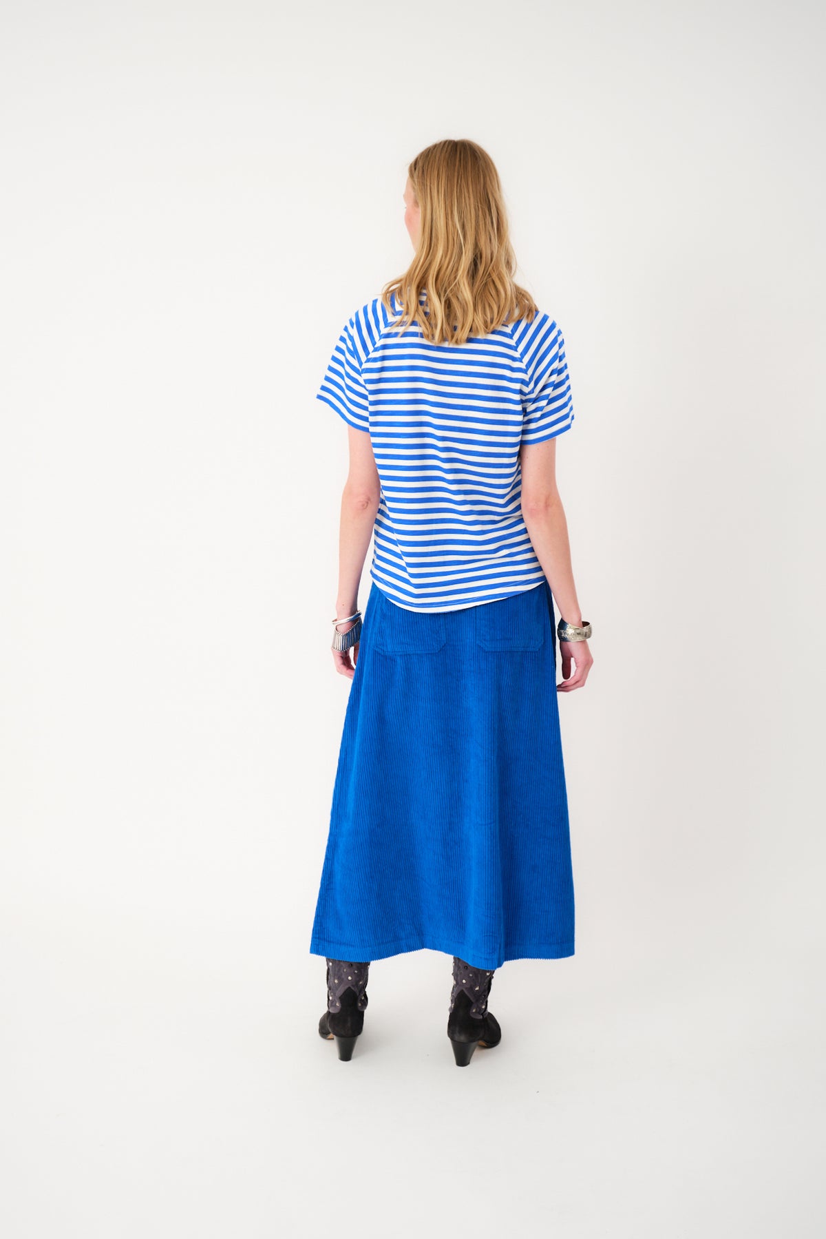 Lollys Laundry UnaLL Maxi Skirt Skirt 97 Neon Blue