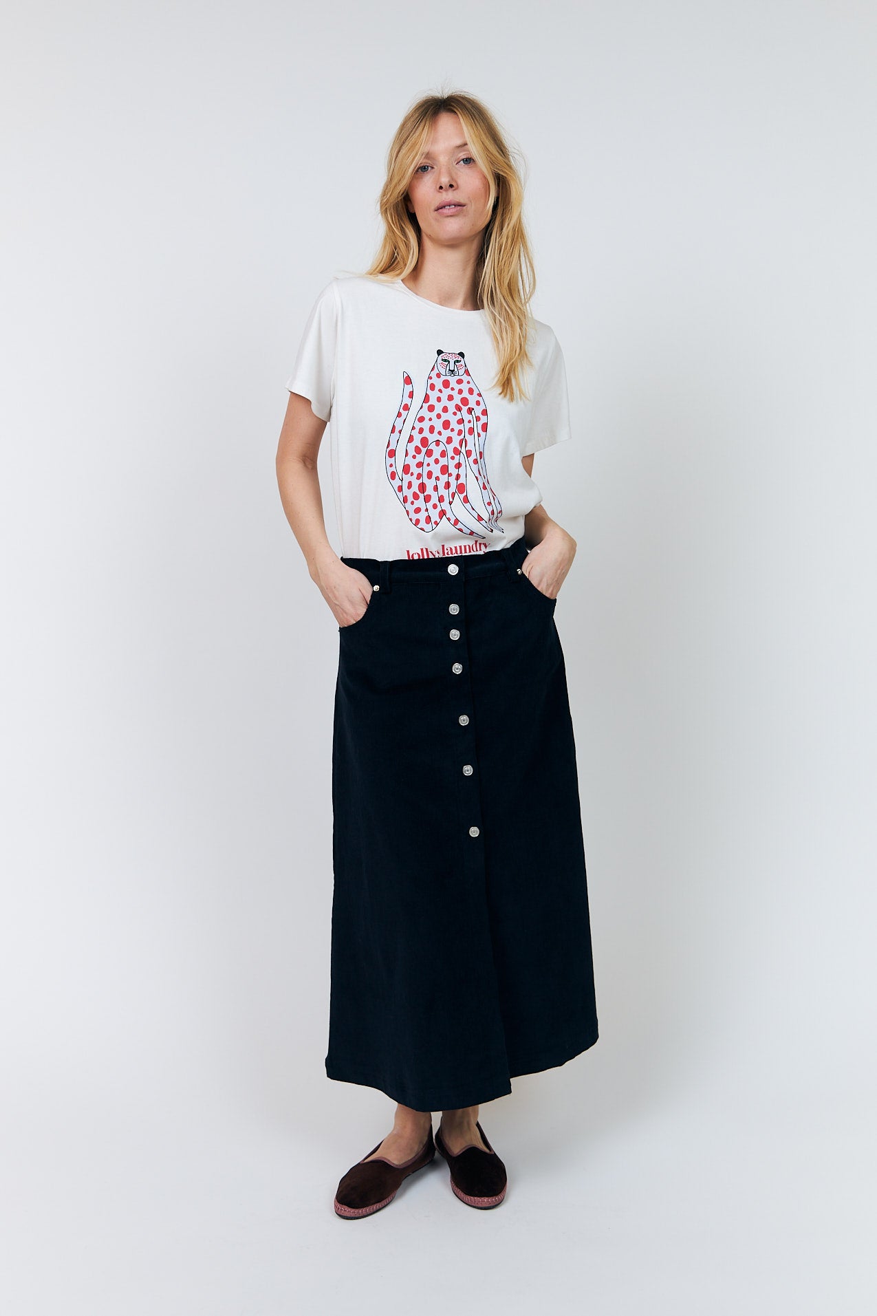 UnaLL Maxi Skirt - Dark Blue