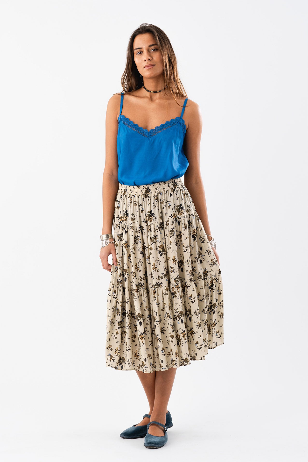VianeLL Top SL - Blue
