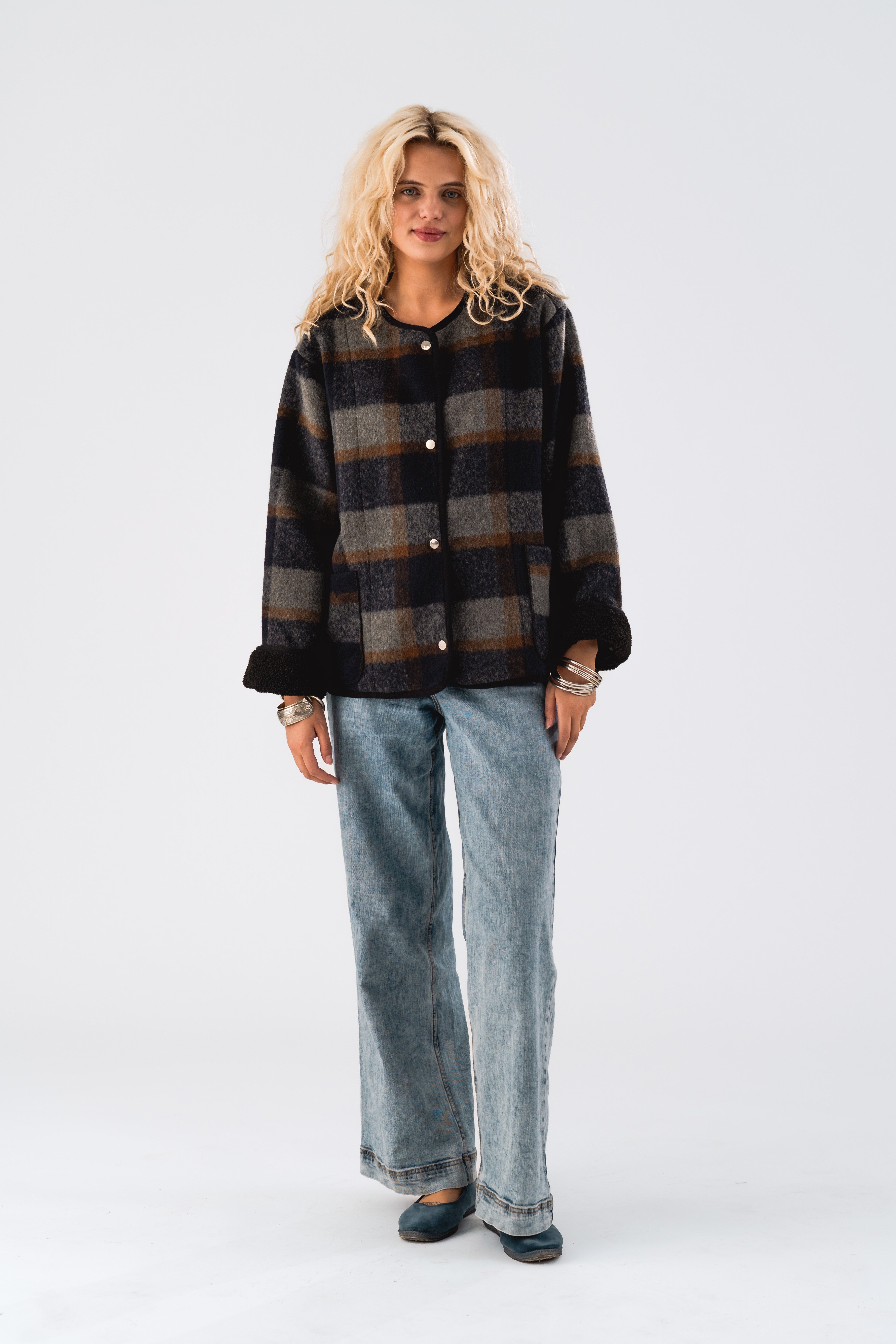 Yarra Jacket - Check Print