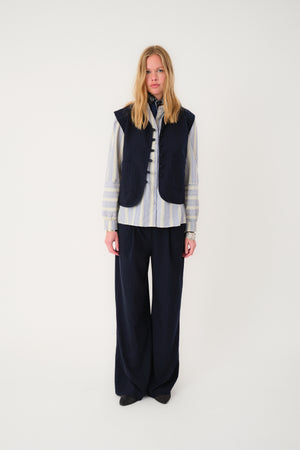 Lollys Laundry AbbeyLL Vest Vest 27 Dark Navy