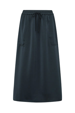 Lollys Laundry AkaneLL Midi Skirt Skirt 87 Dark Mokka