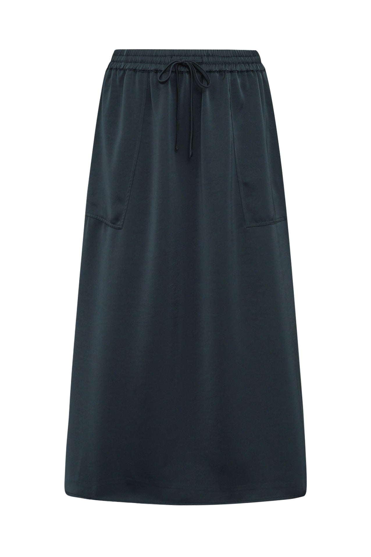 Lollys Laundry AkaneLL Midi Skirt Skirt 87 Dark Mokka