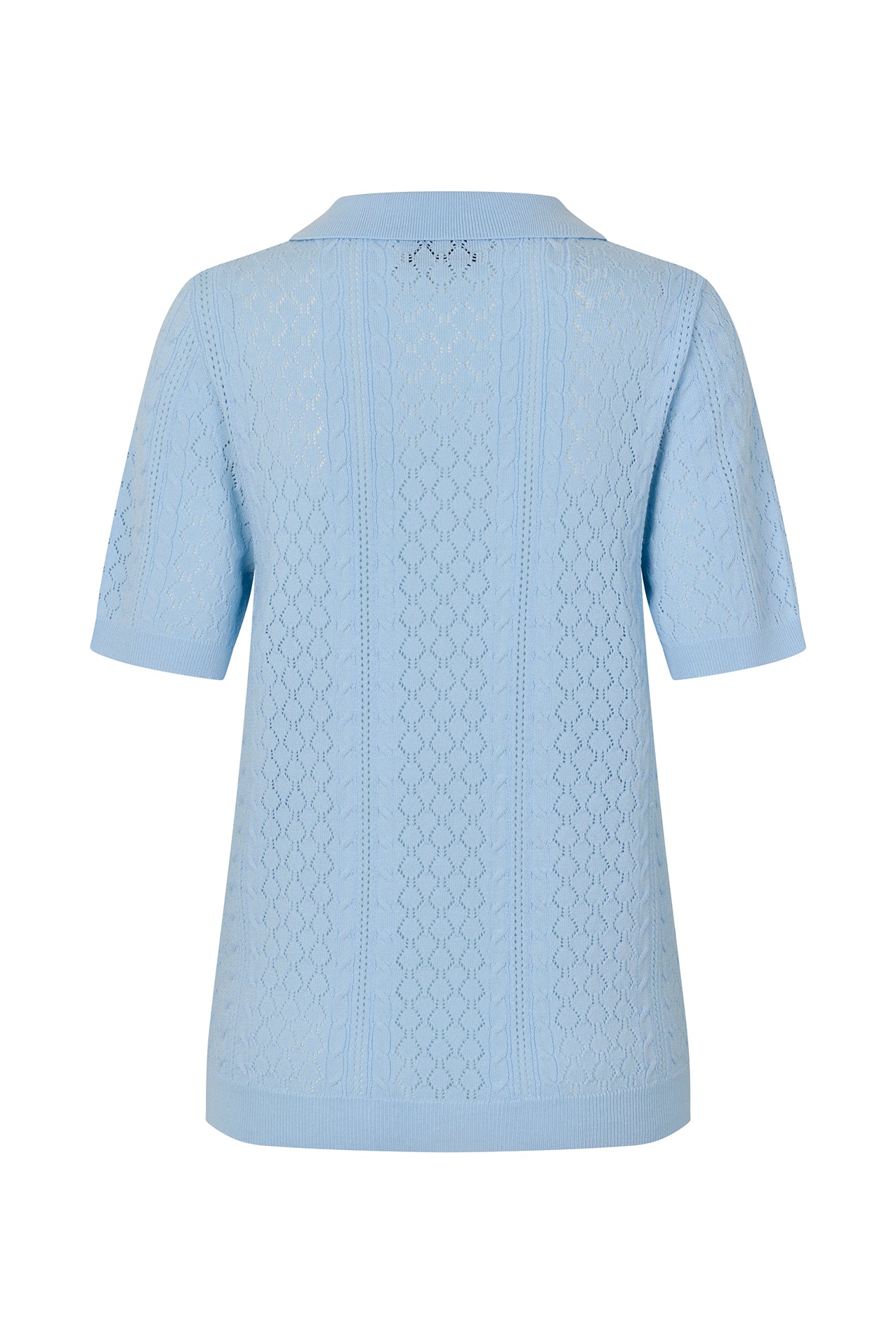 AlaiaLL Polo Knit - Light Blue