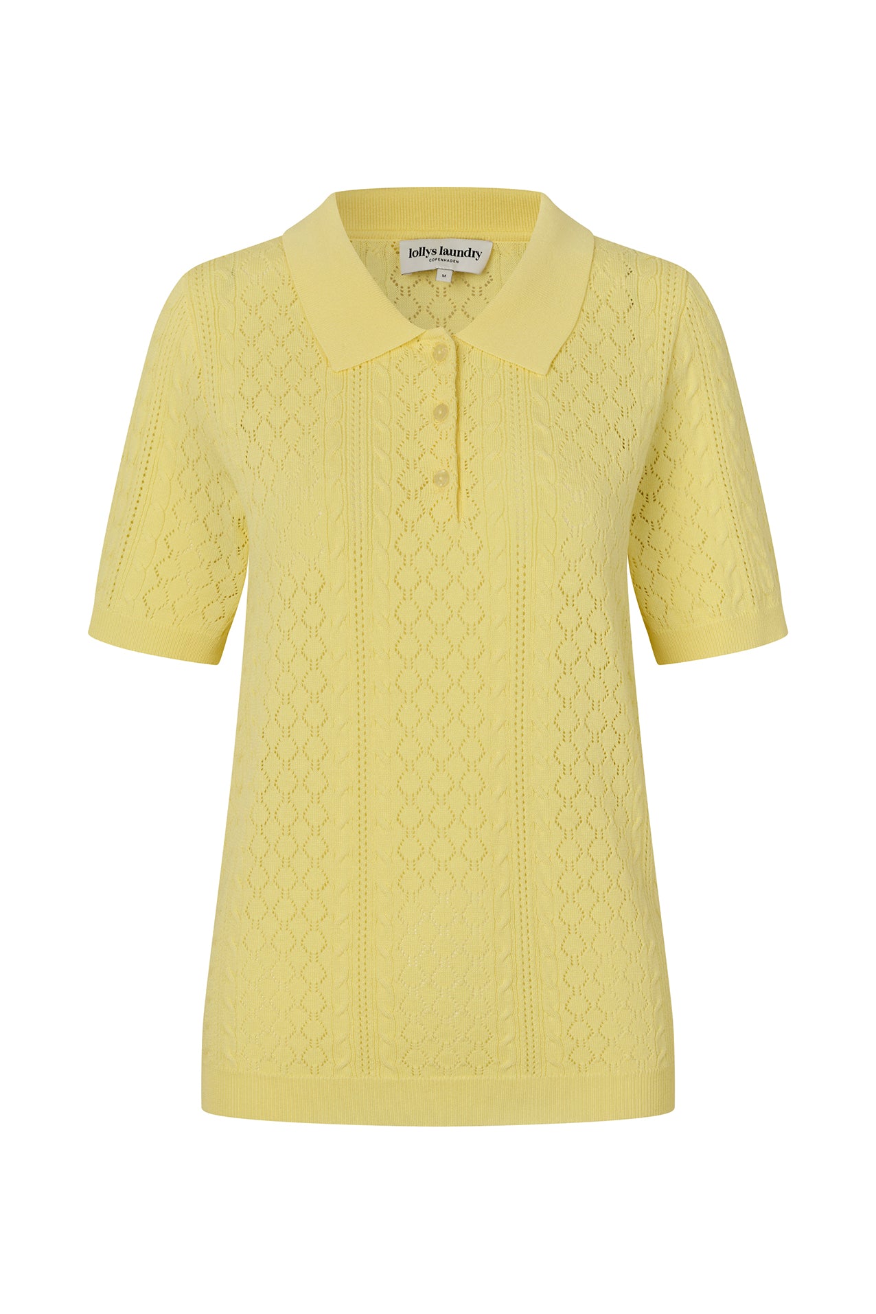 AlaiaLL Polo Knit - Neon Yellow