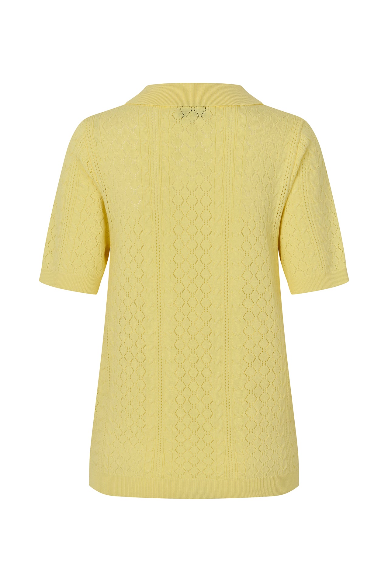 AlaiaLL Polo Knit - Neon Yellow
