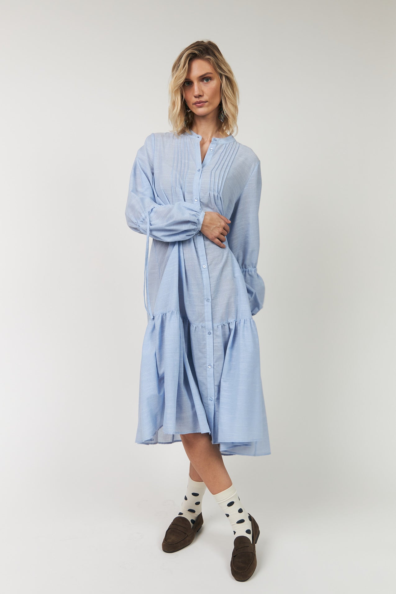 Lollys Laundry AlannaLL Maxi Dress Dress 22 Light Blue