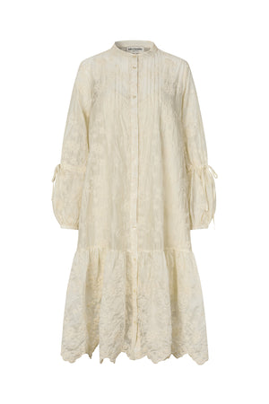 Lollys Laundry AlannaLL Midi Dress Dress 02 Creme