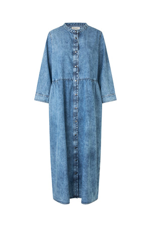 Lollys Laundry AliyaLL Maxi Dress Dress 100 Washed Denim