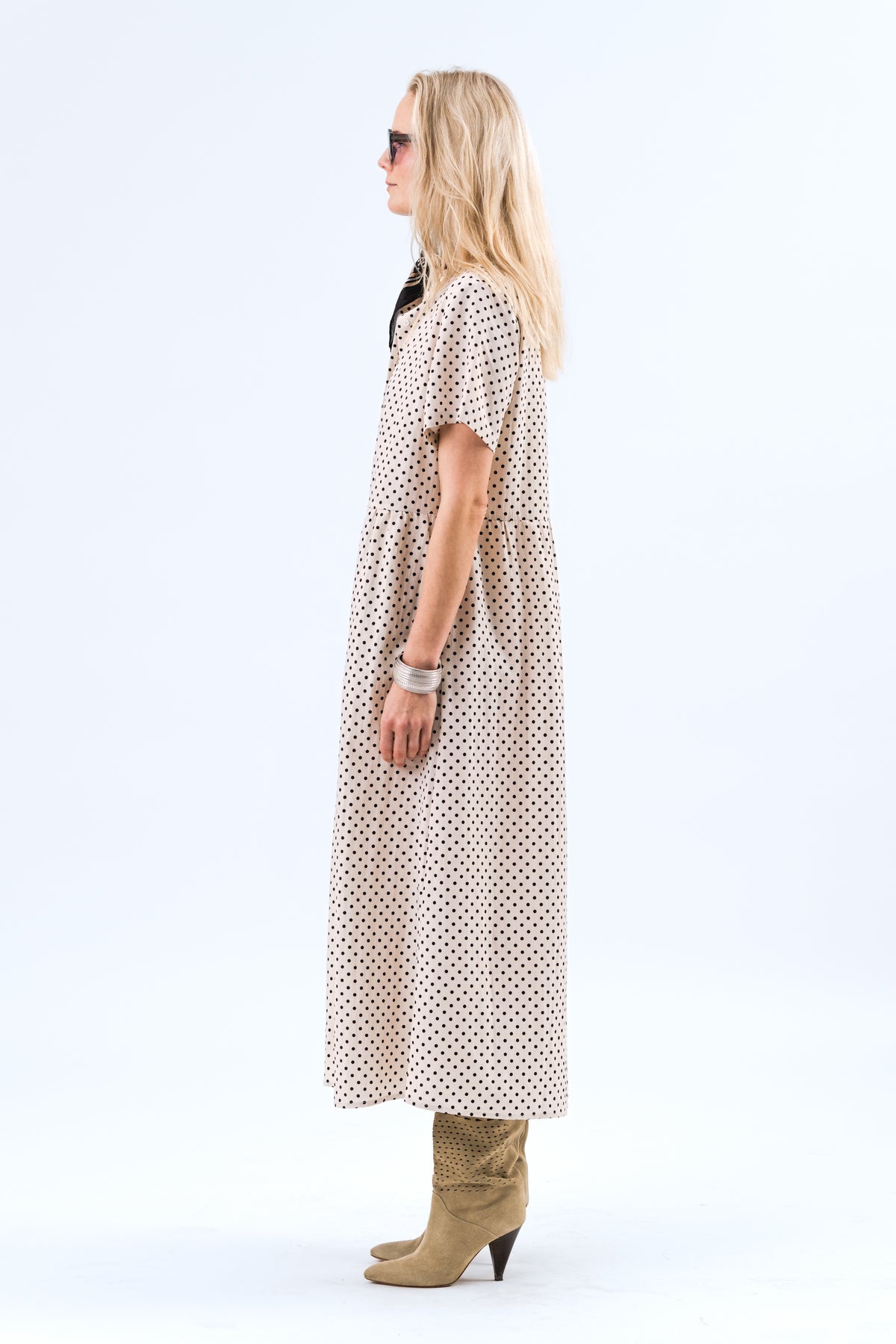Lollys Laundry AliyaLL Midi Dress Dress 02 Creme