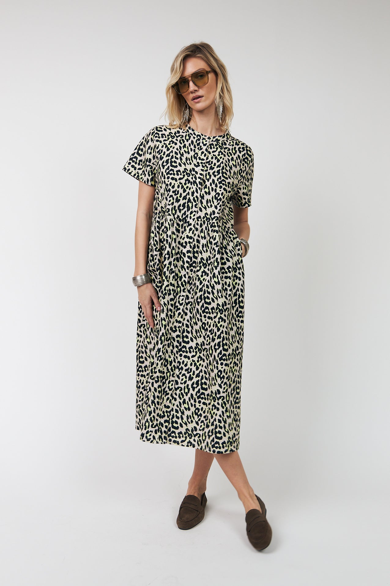 Lollys Laundry AliyaLL Midi Dress Dress 39 Yellow