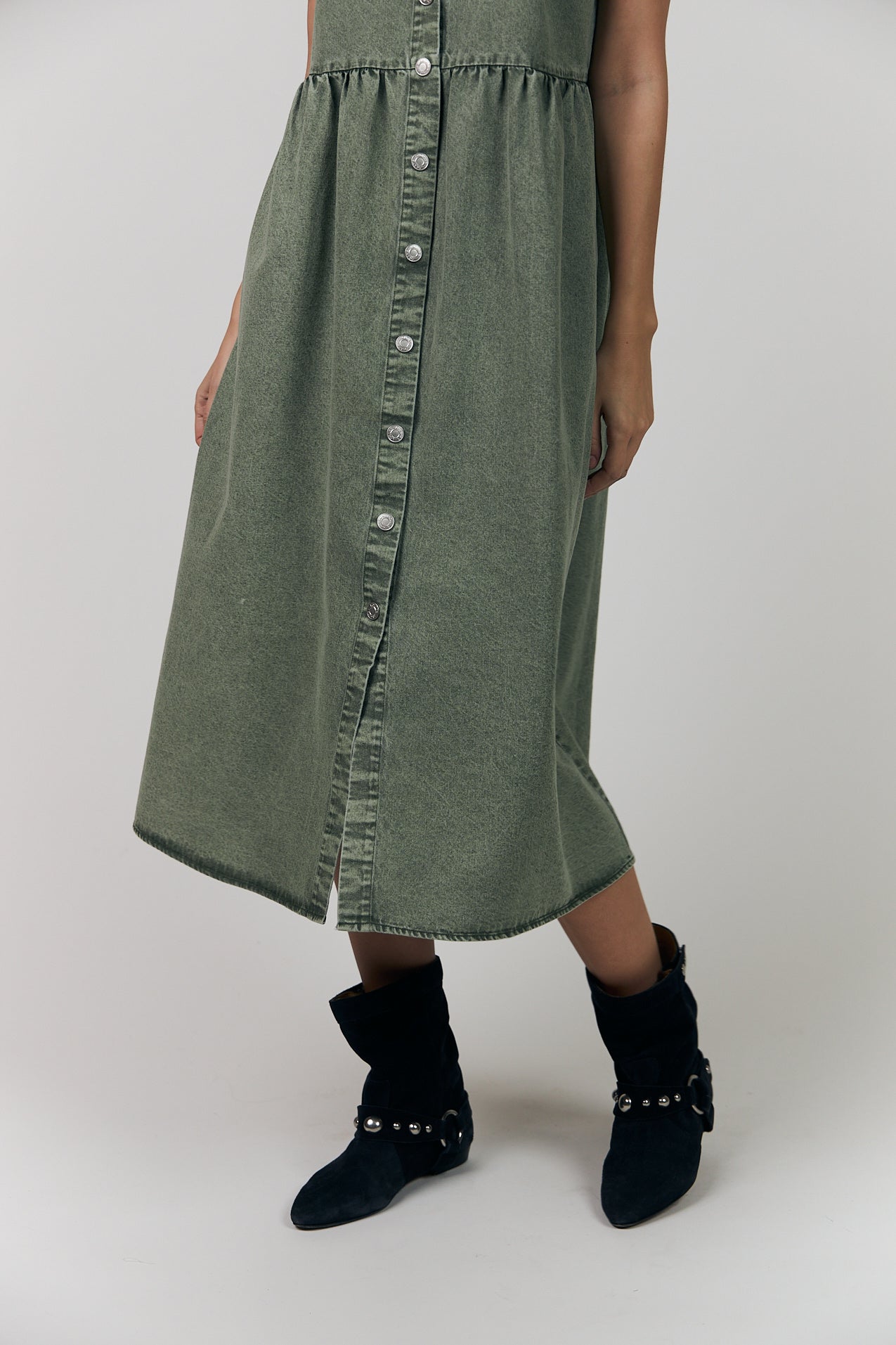 Lollys Laundry AliyaLL Midi Dress Dress 49 Dusty Green