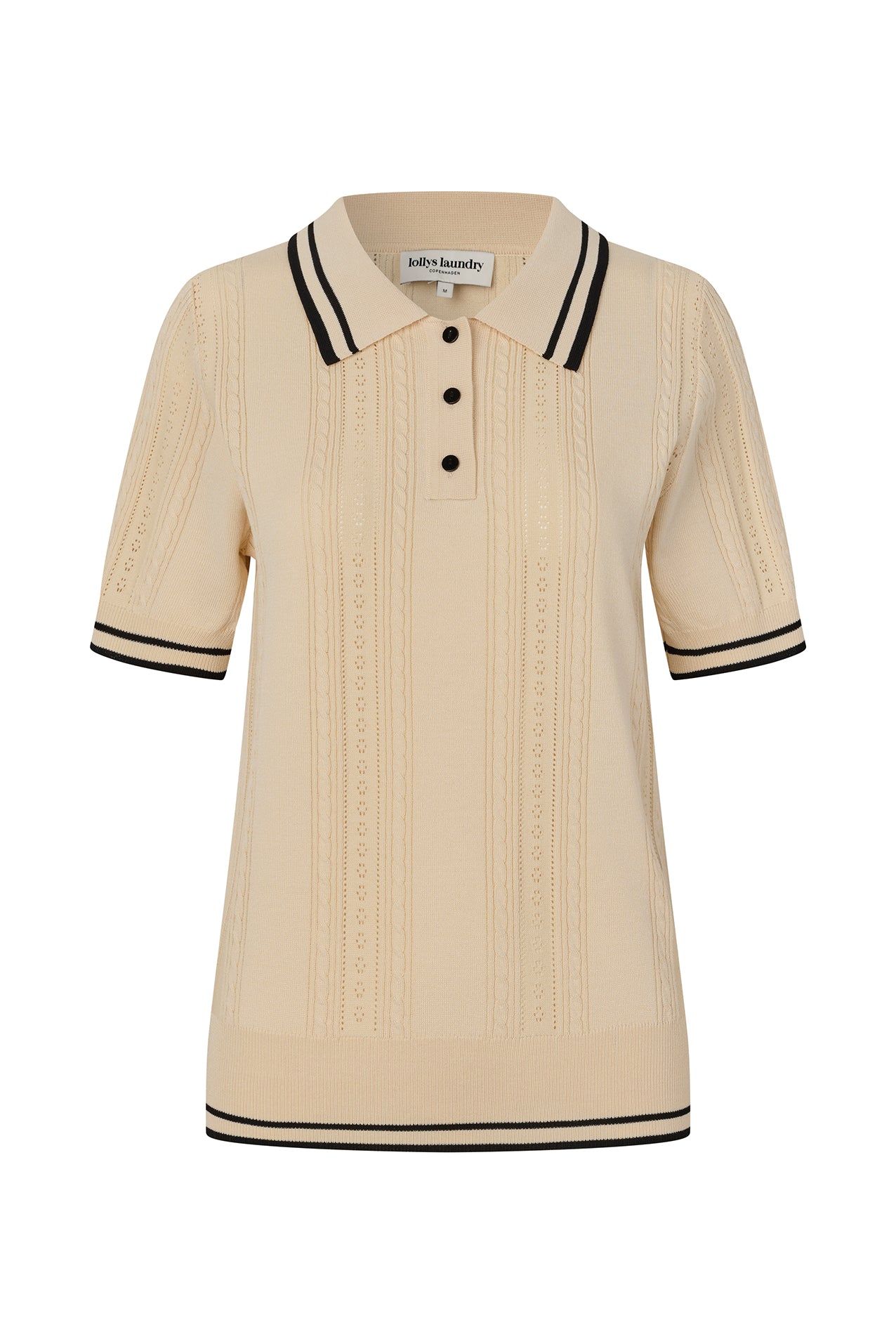 AndreaLL Polo Knit - Creme
