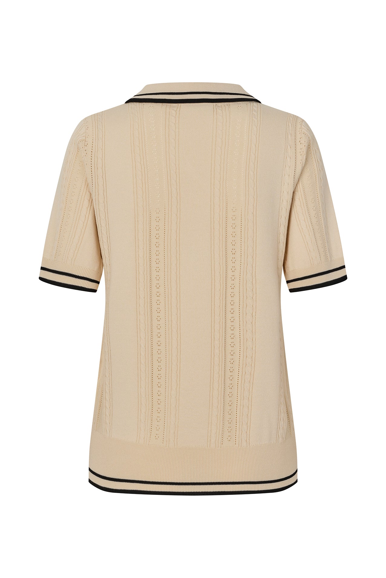 AndreaLL Polo Knit - Creme
