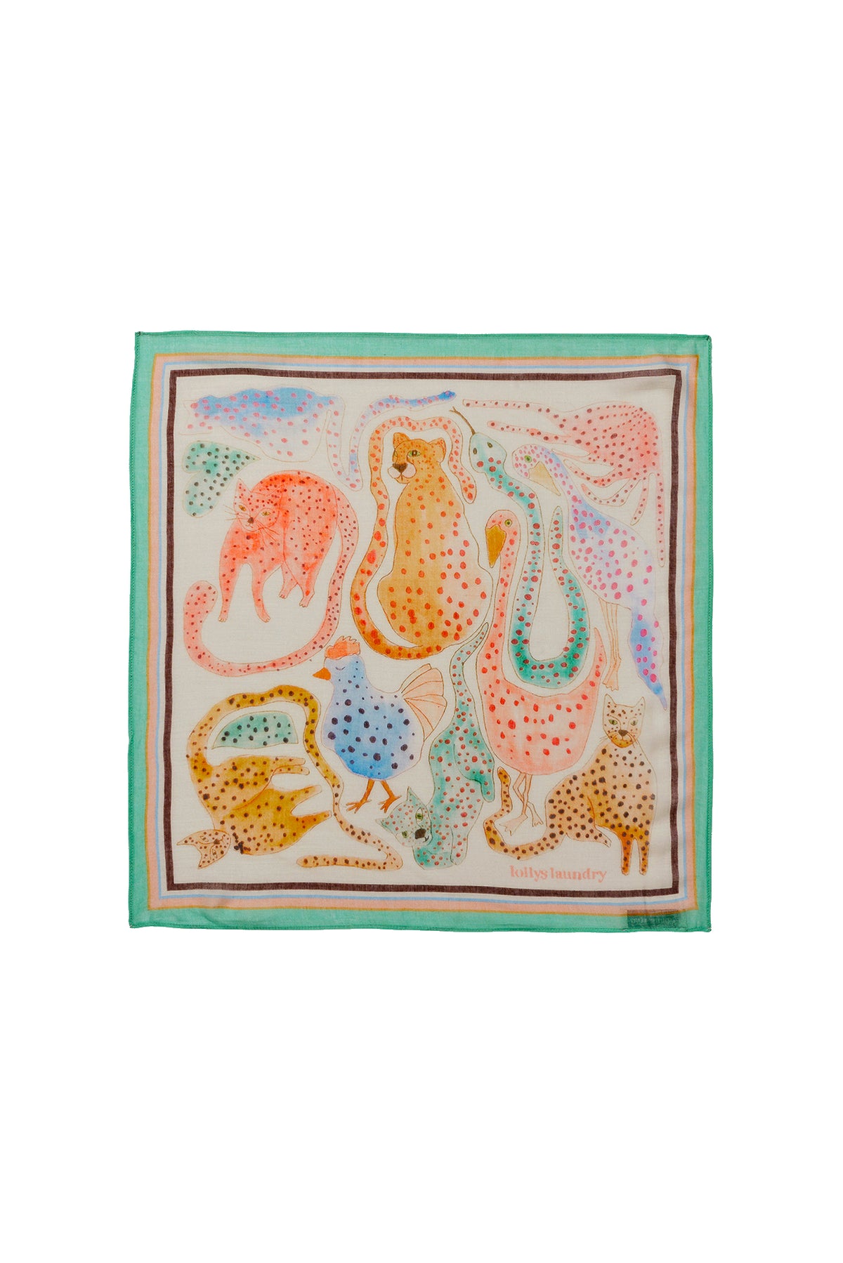 Lollys Laundry AnimalLL Small Scarf Scarf 70 Multi