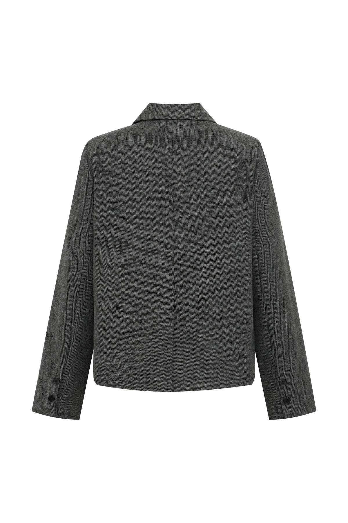 Lollys Laundry AntonellaLL Short Blazer Blazer 15 Dark Grey Melange