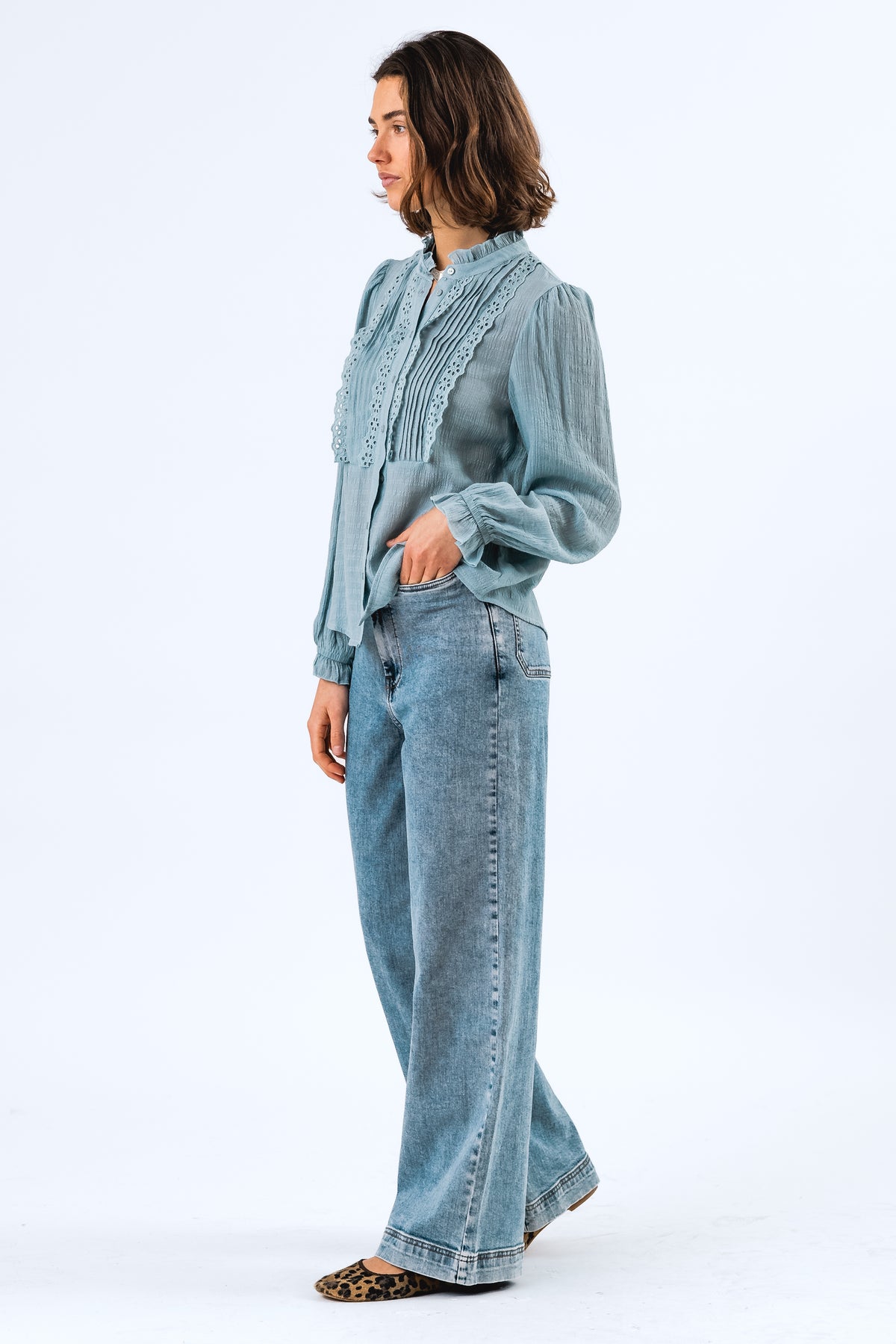 Lollys Laundry ArielLL Shirt Shirt 29 Dusty Blue