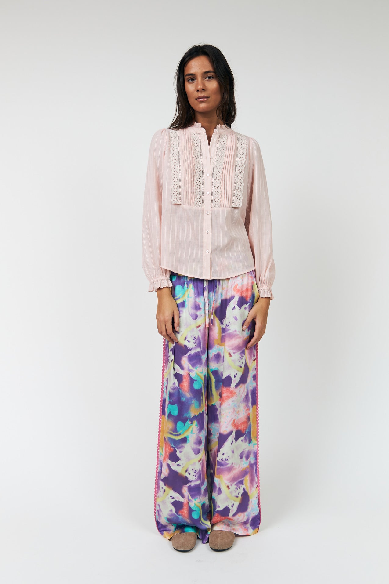 Lollys Laundry ArielLL Shirt Shirt 84 Light Pink