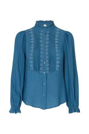 Lollys Laundry ArielLL Shirt LS Shirt 23 Dark Blue