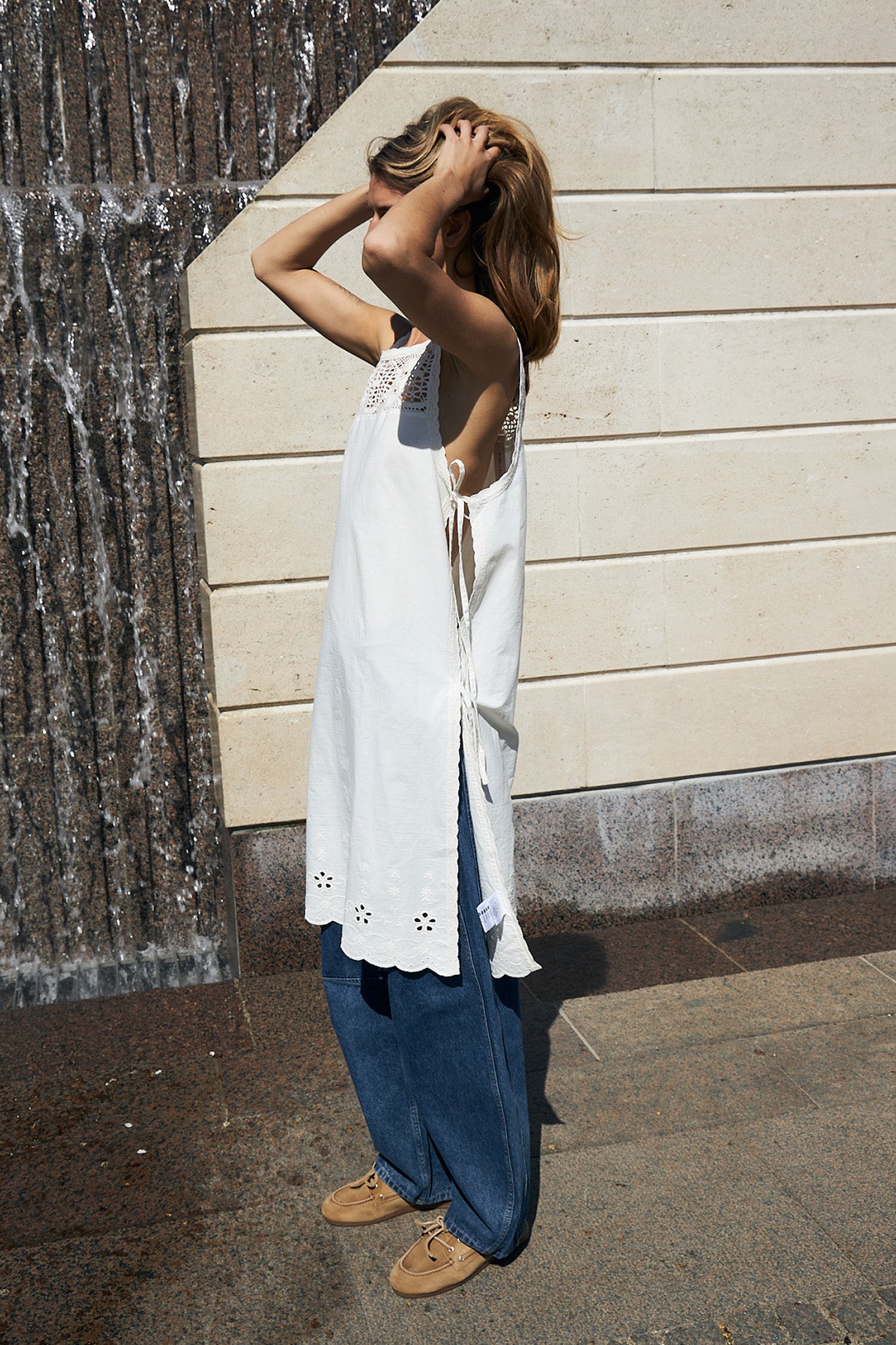 BelloLL Top Dress - White