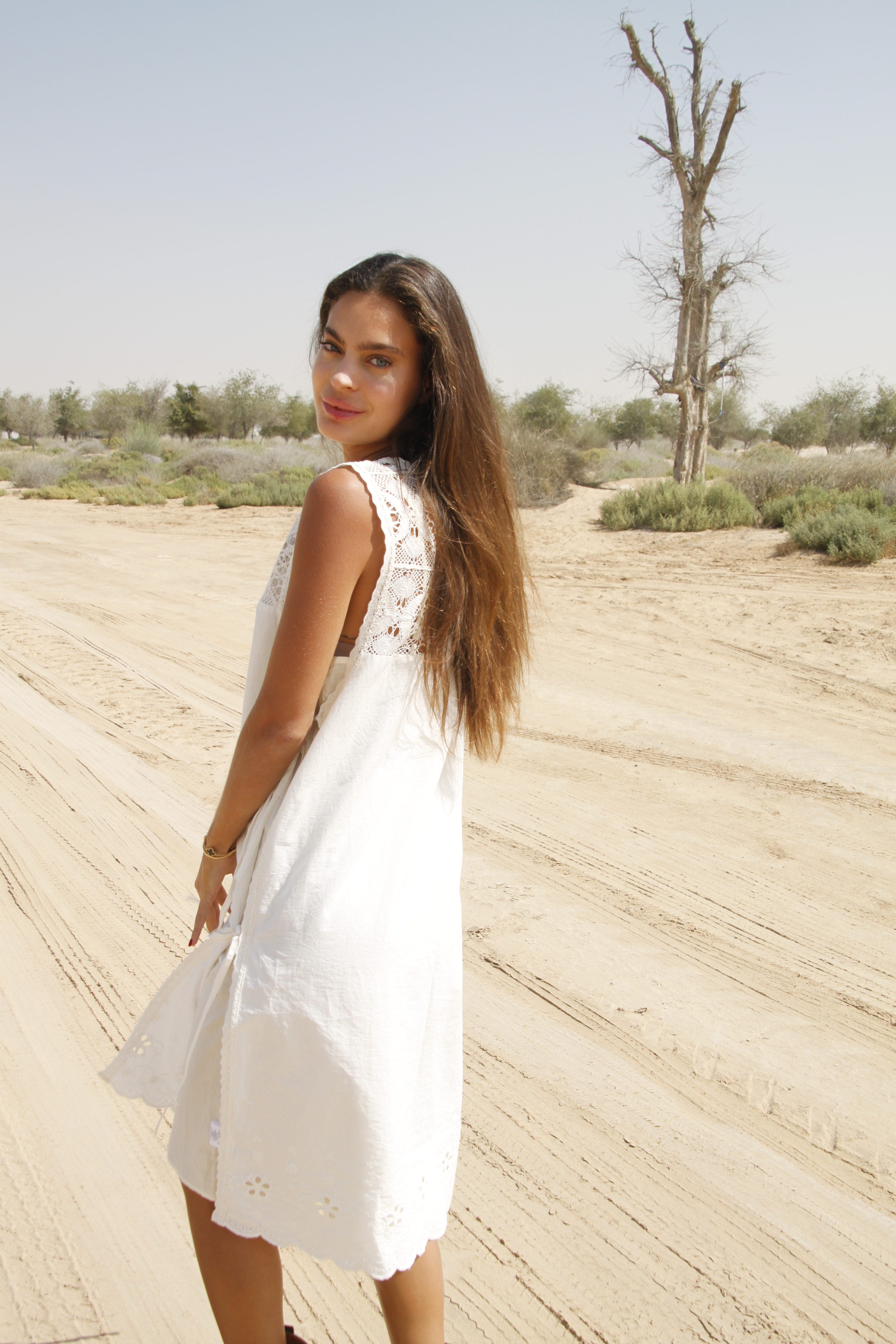 BelloLL Top Dress - White