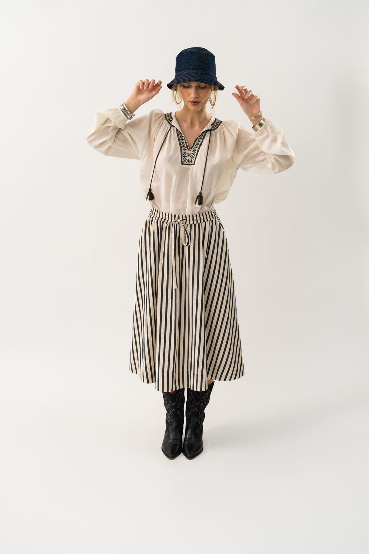 Lollys Laundry BiharLL Blouse Blouse 02 Creme