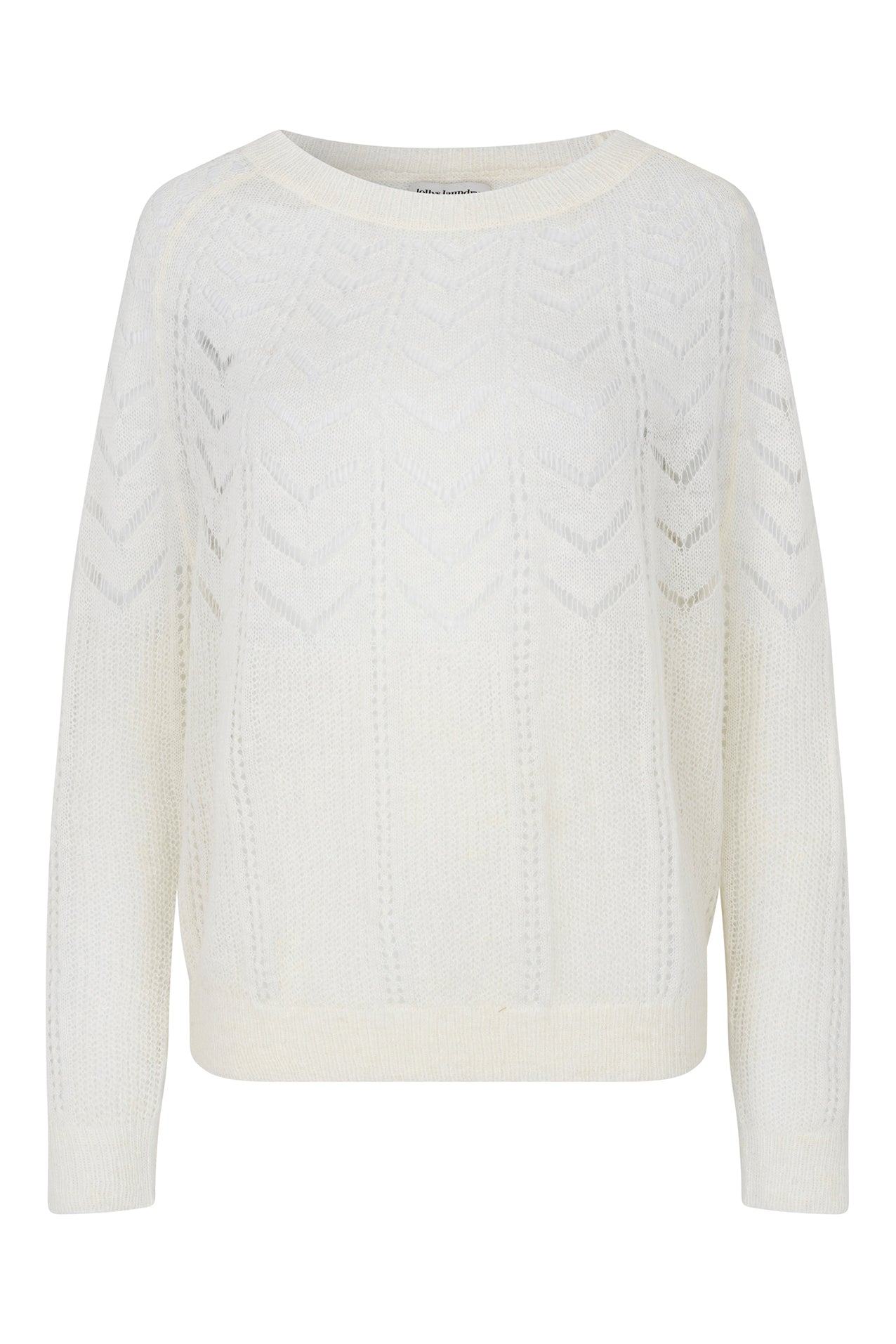 Lollys Laundry BillyLL Knit Jumper LS Jumper 02 Creme