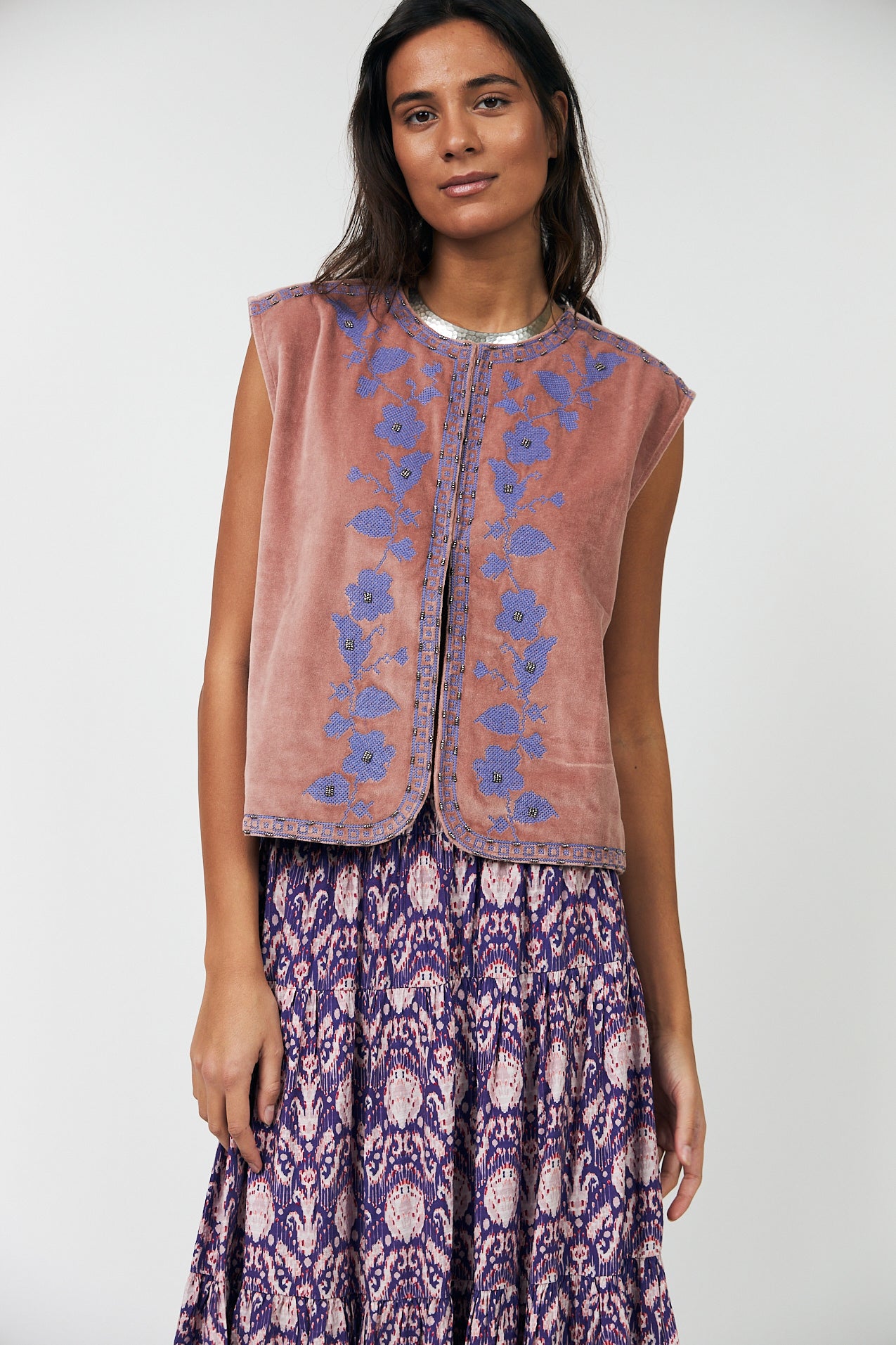 Lollys Laundry BinLL Vest Vest 36 Dusty Rose