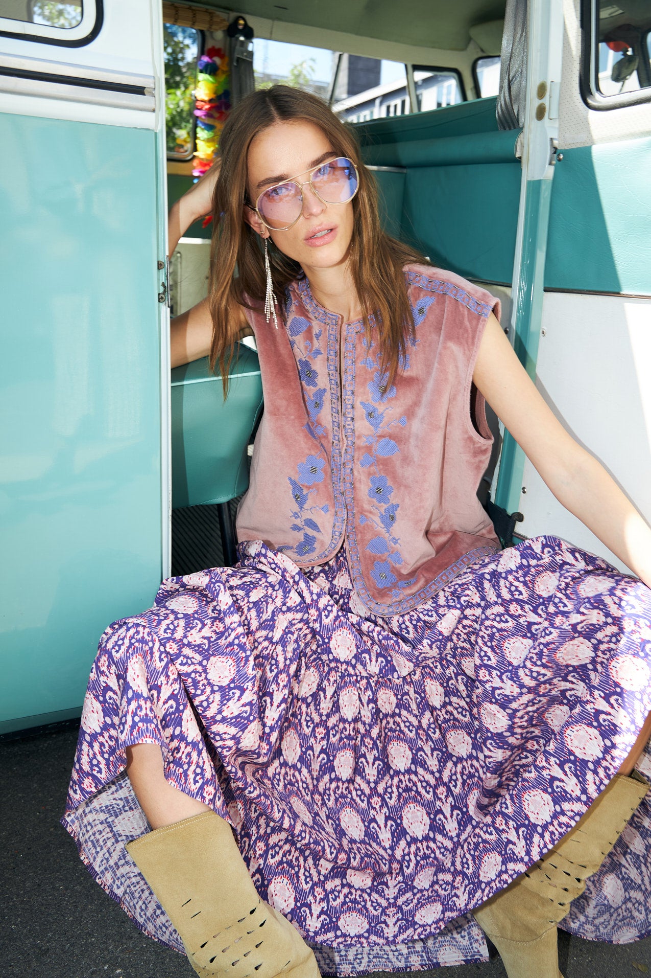 Lollys Laundry BinLL Vest Vest 36 Dusty Rose