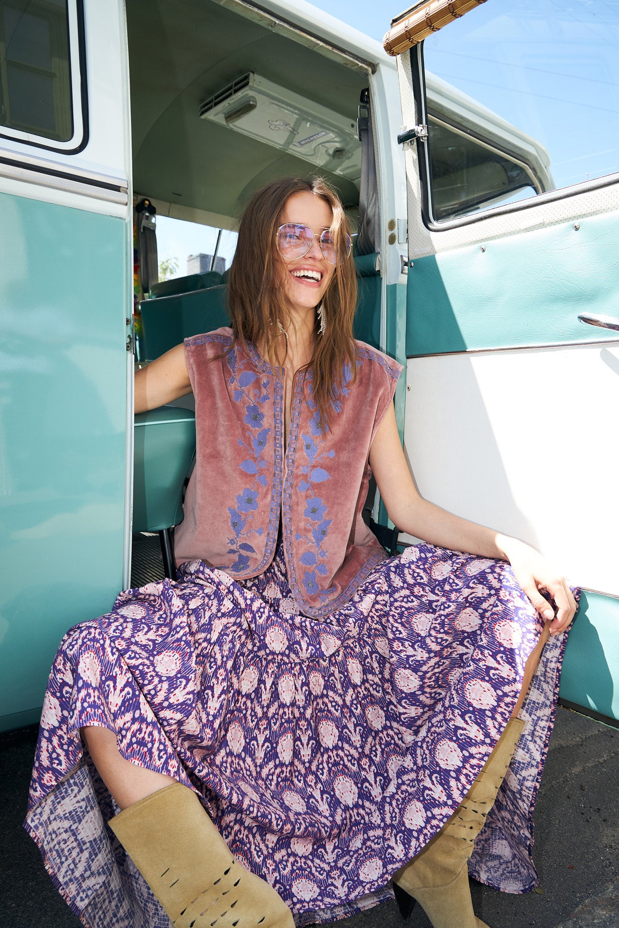 Lollys Laundry BinLL Vest Vest 36 Dusty Rose