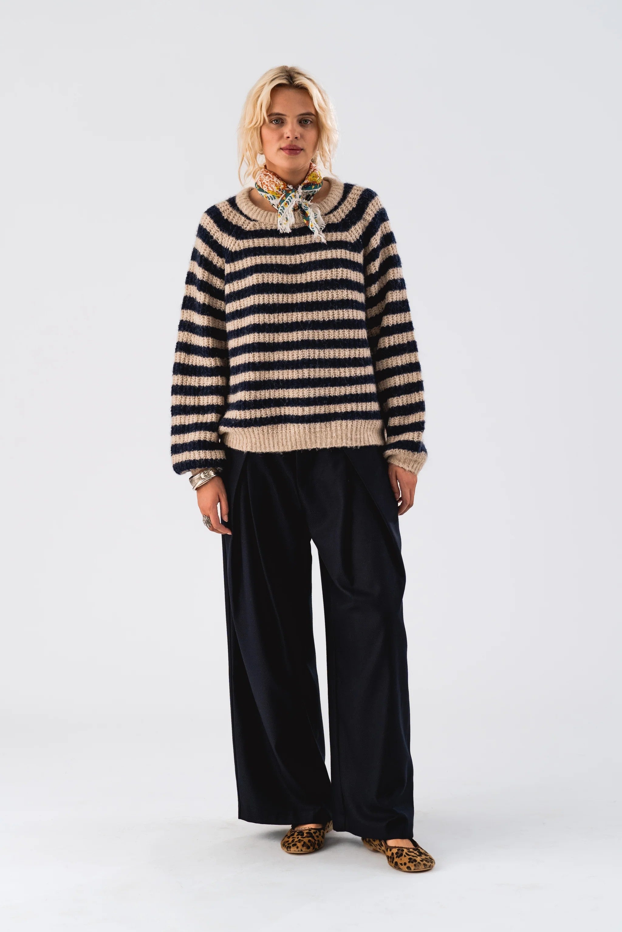 BinaLL Knit Jumper - Dark Blue