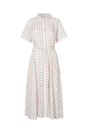 Lollys Laundry BlakeLL Midi Dress Dress 02 Creme