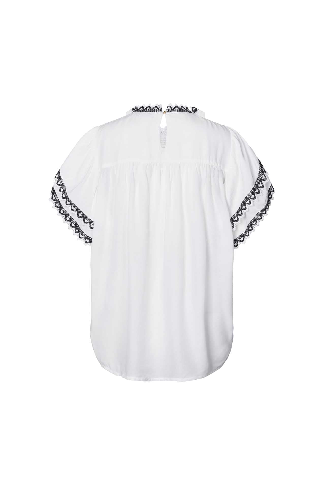 Lollys Laundry Blaki Top Shirt 01 White