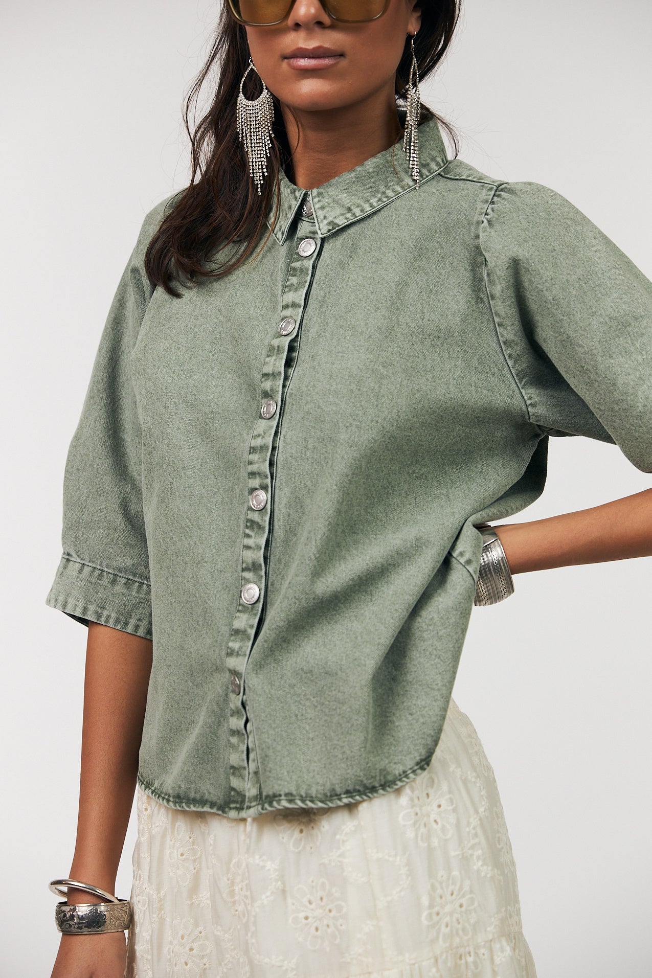 Lollys Laundry BonoLL Shirt Shirt 49 49 Dusty Green