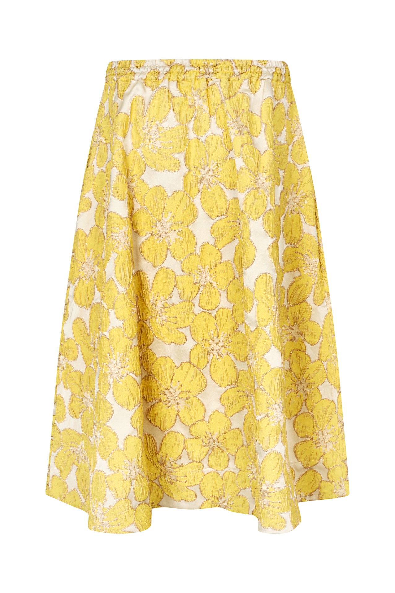 Lollys Laundry BristolLL Midi Skirt Skirt 93 Light Yellow