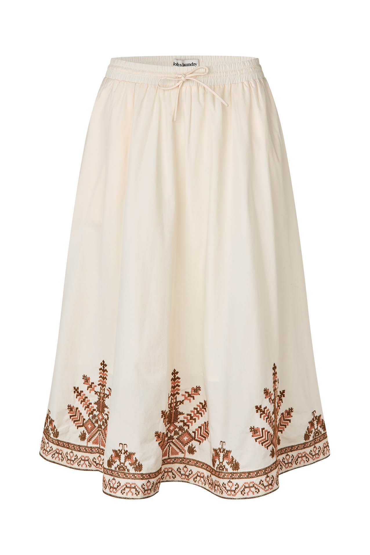 Lollys Laundry BristolLL Midi Skirt Skirt 02 Creme