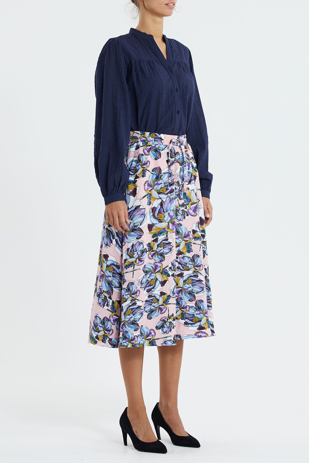 Lollys Laundry Bristol Skirt Skirt 74 Flower Print