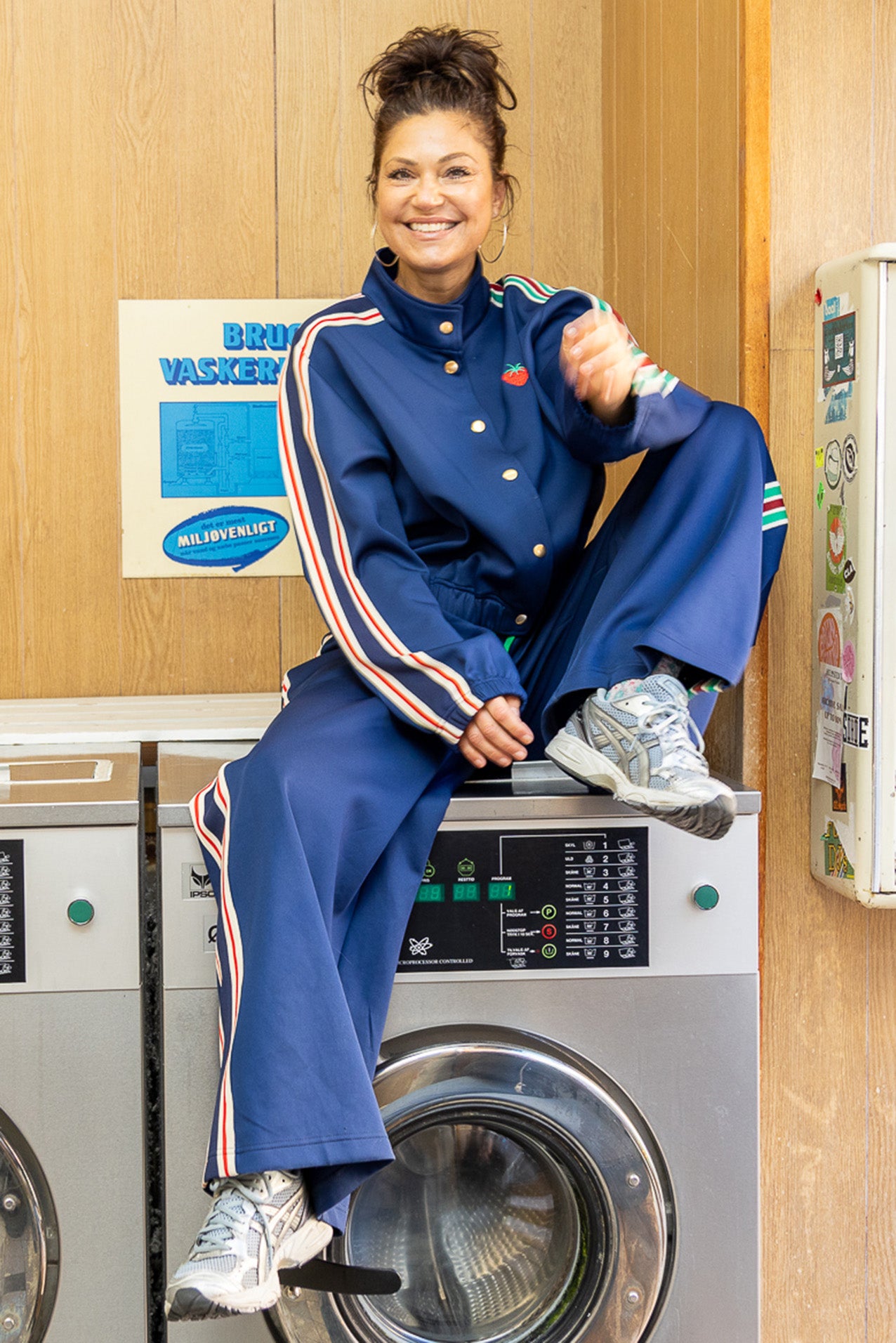 BrooklynnLL Track Jacket - Dark Blue
