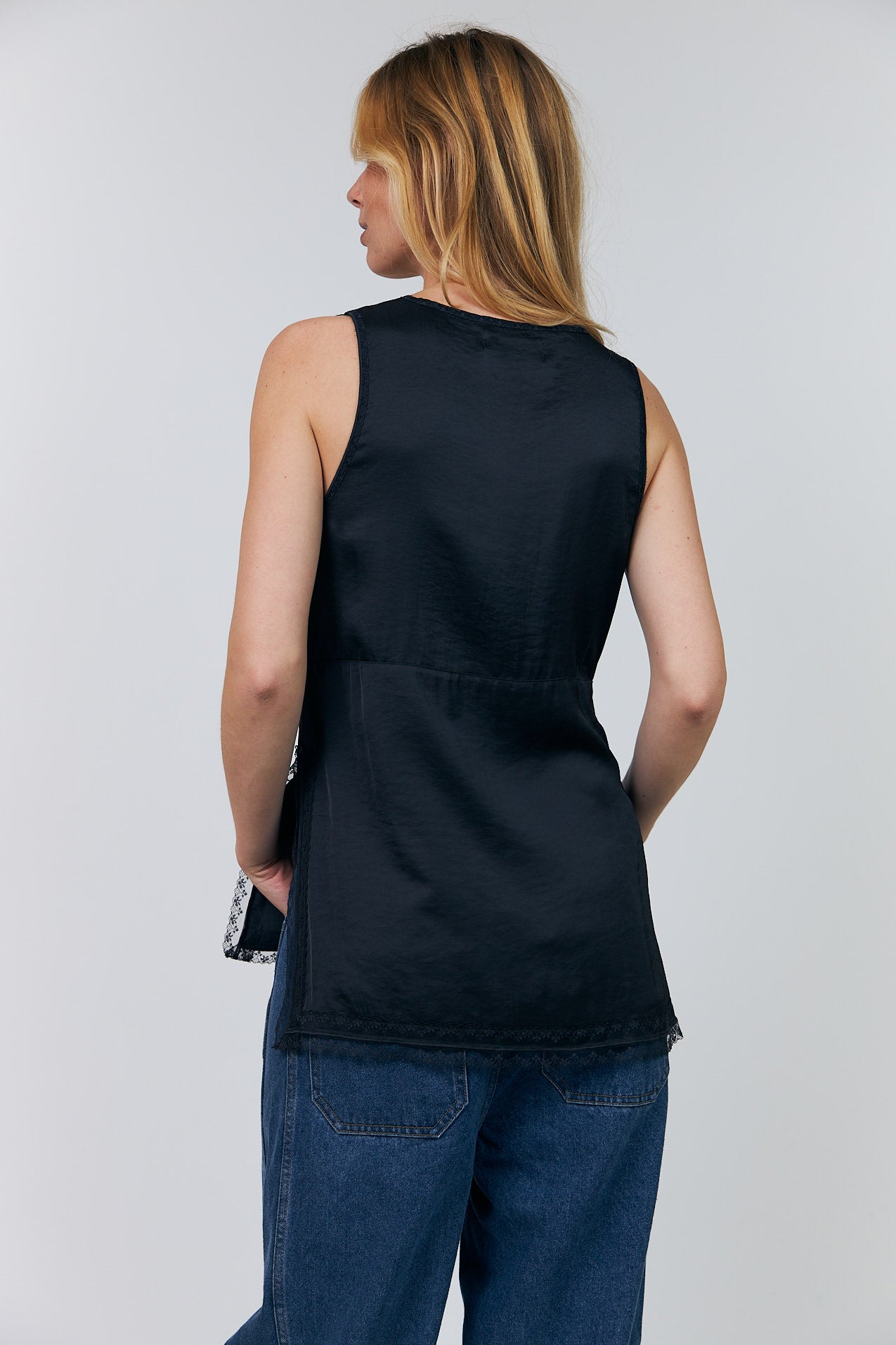 Lollys Laundry CainLL Top Top 18 Washed Black