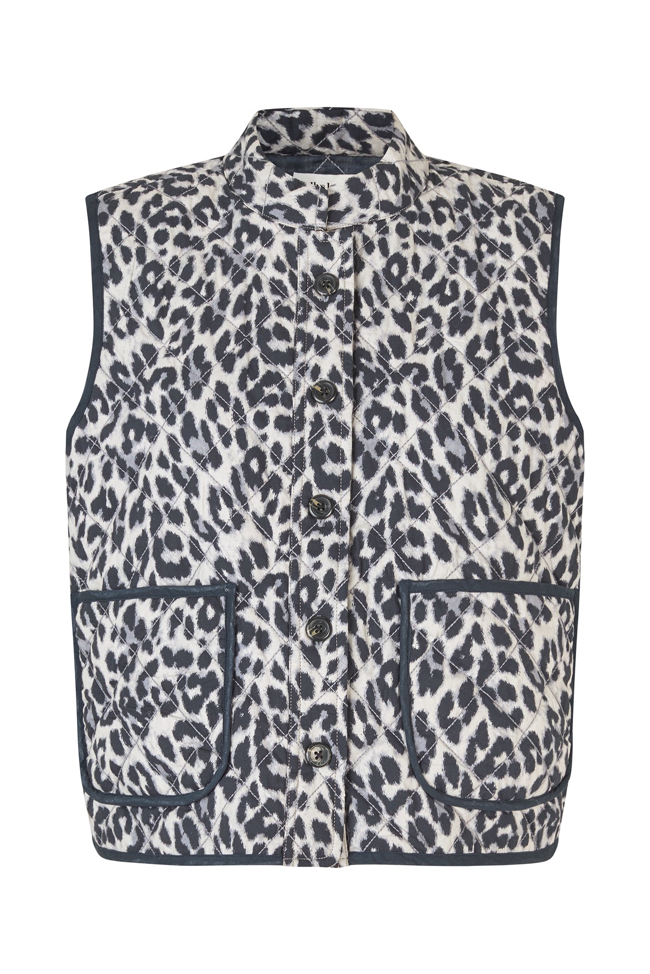 Lollys Laundry CairoLL Quilted Vest Vest 72 Leopard Print