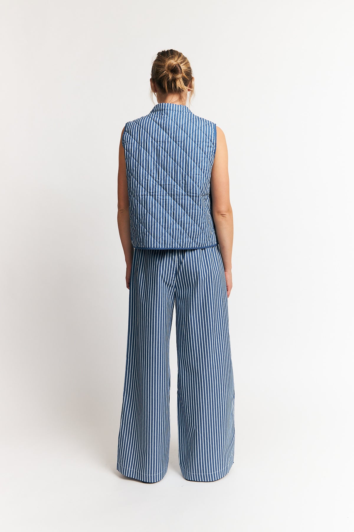 CairoLL Quilted Vest - Stripe