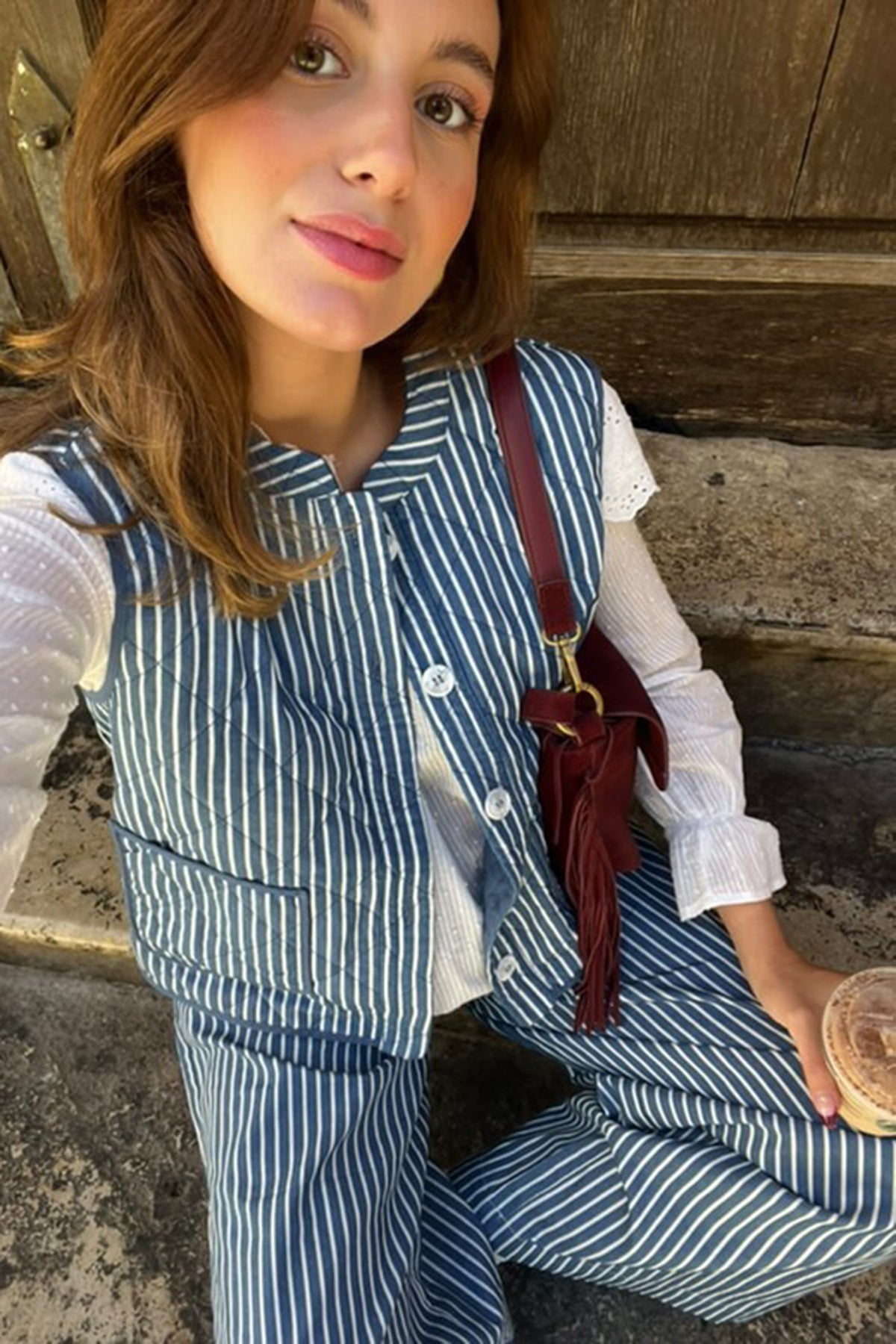 CairoLL Quilted Vest - Stripe