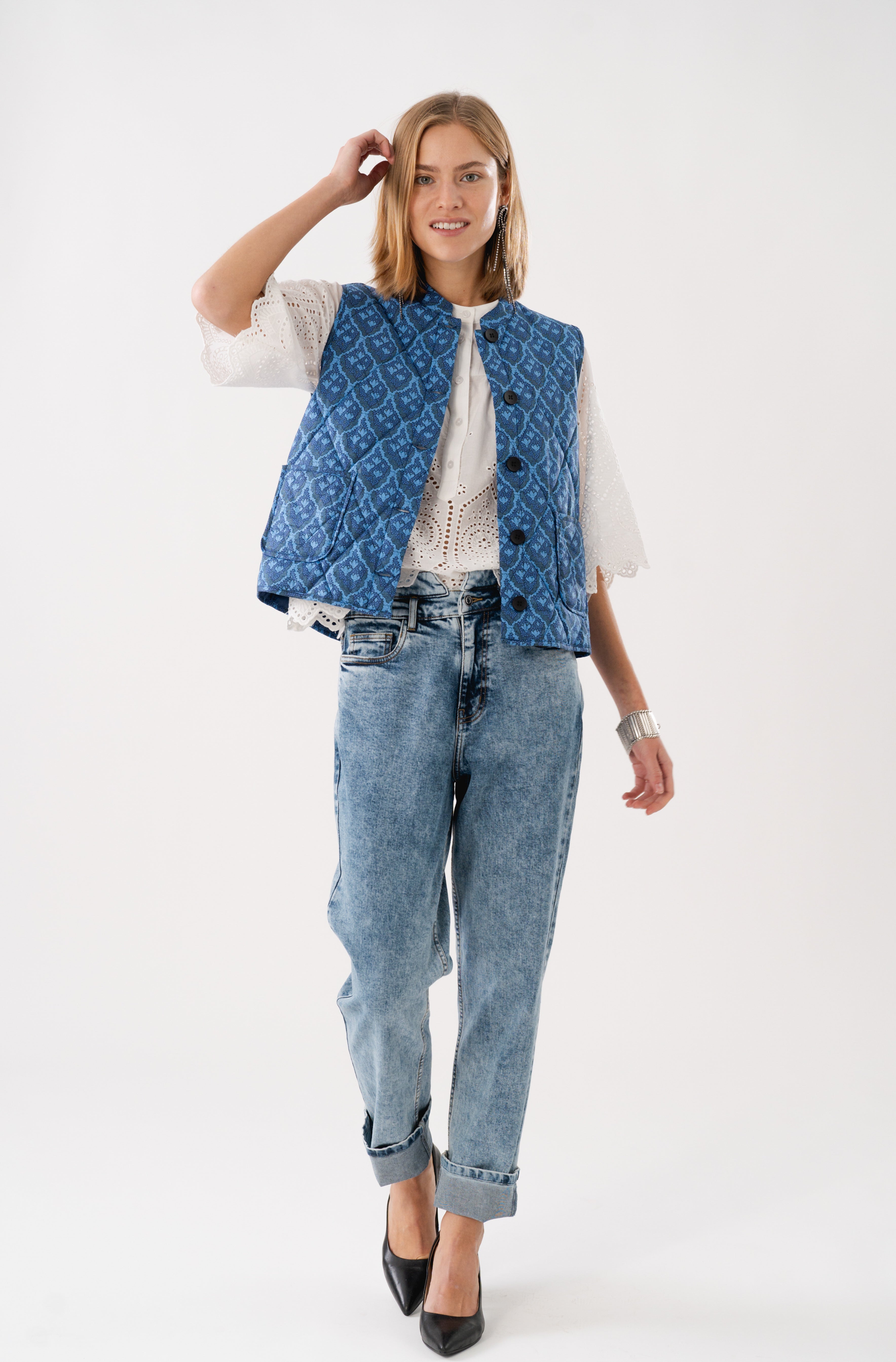 Lollys Laundry CairoLL Vest Vest 20 Blue